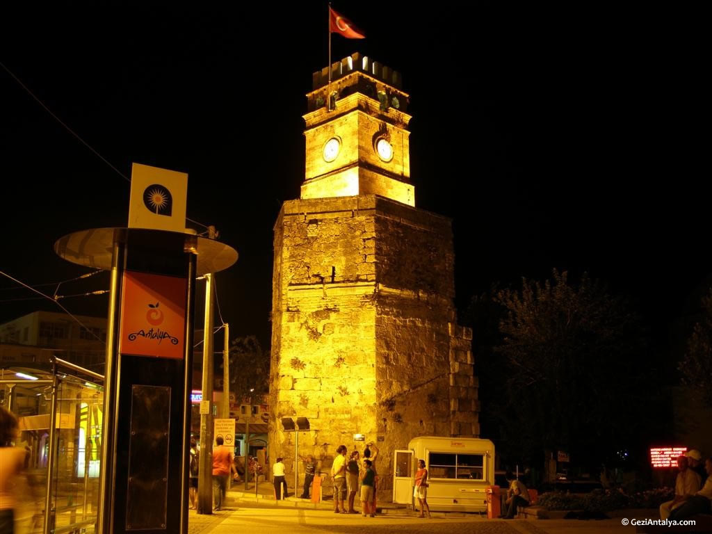Antalya Saat Kulesi Uydu Grnts
